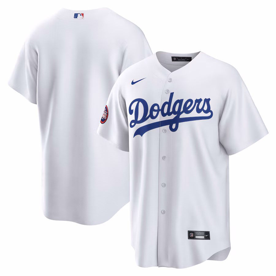 Men's Los Angeles Dodgers Nike White 2025 MLB World Tour: Tokyo Series Home Replica Jersey - Jersey