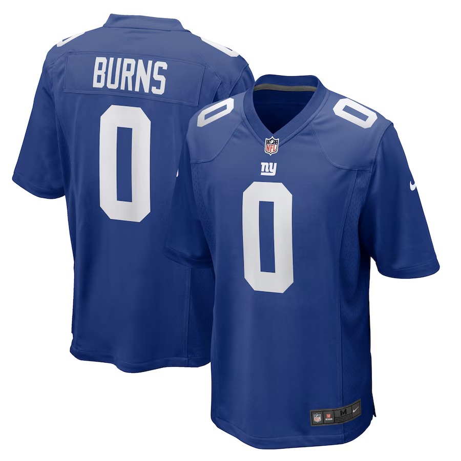 Men's New York Giants Brian Burns Nike Royal Team Game Jersey - Jersey