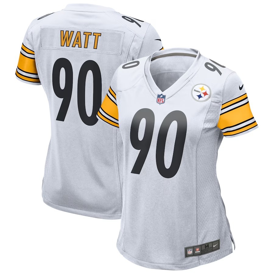 Women's Pittsburgh Steelers T.J. Watt Nike White Player Jersey - Jersey