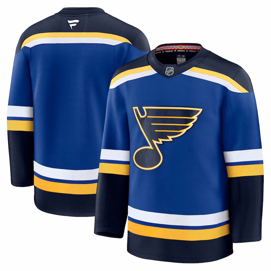 Men's St. Louis Blues Fanatics Blue Home Premium Jersey - Jersey