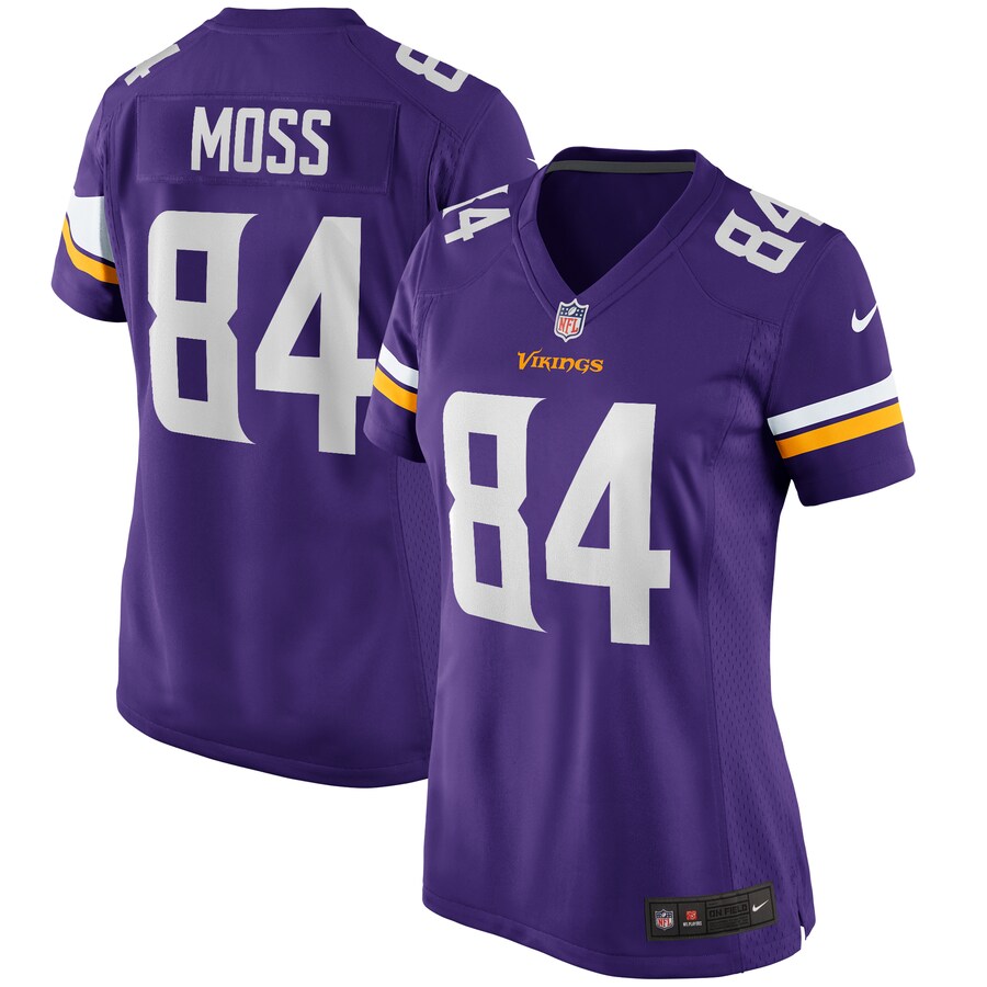 Women's Minnesota Vikings Randy Moss Nike Purple Game Retired Player Jersey - Jersey