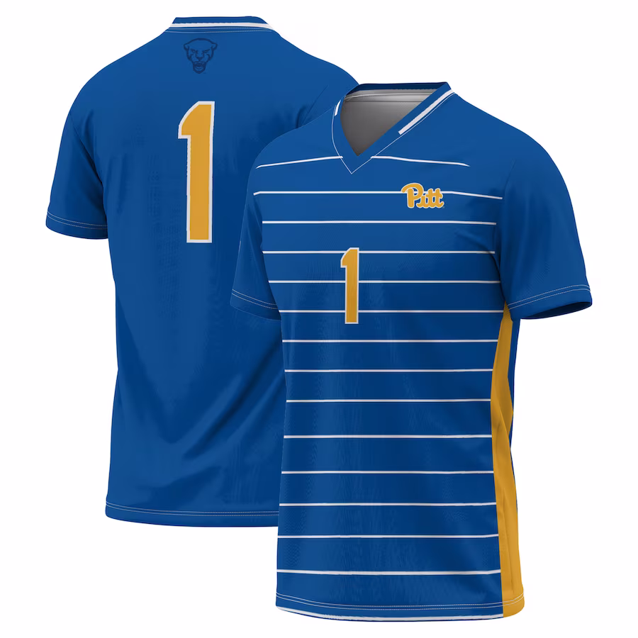 Pitt Panthers GameDay Greats Unisex Lightweight Soccer Fashion Jersey - Royal - Jersey