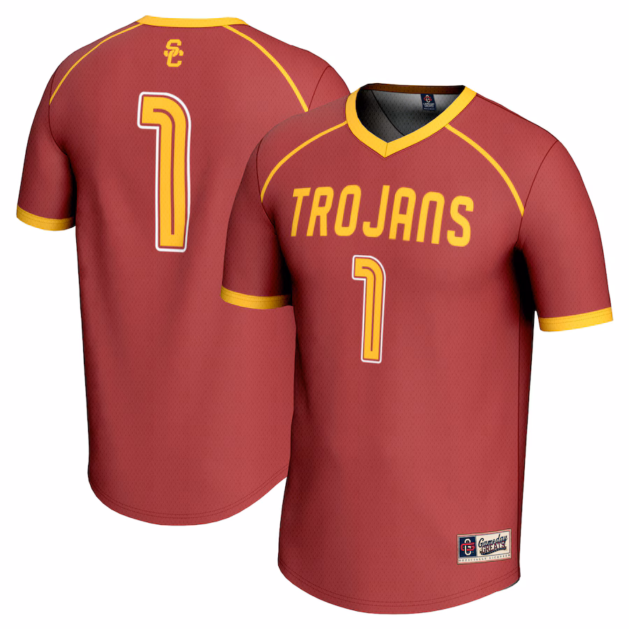 #1 USC Trojans GameDay Greats Unisex Lightweight Women's Lacrosse Jersey - Cardinal - Jersey