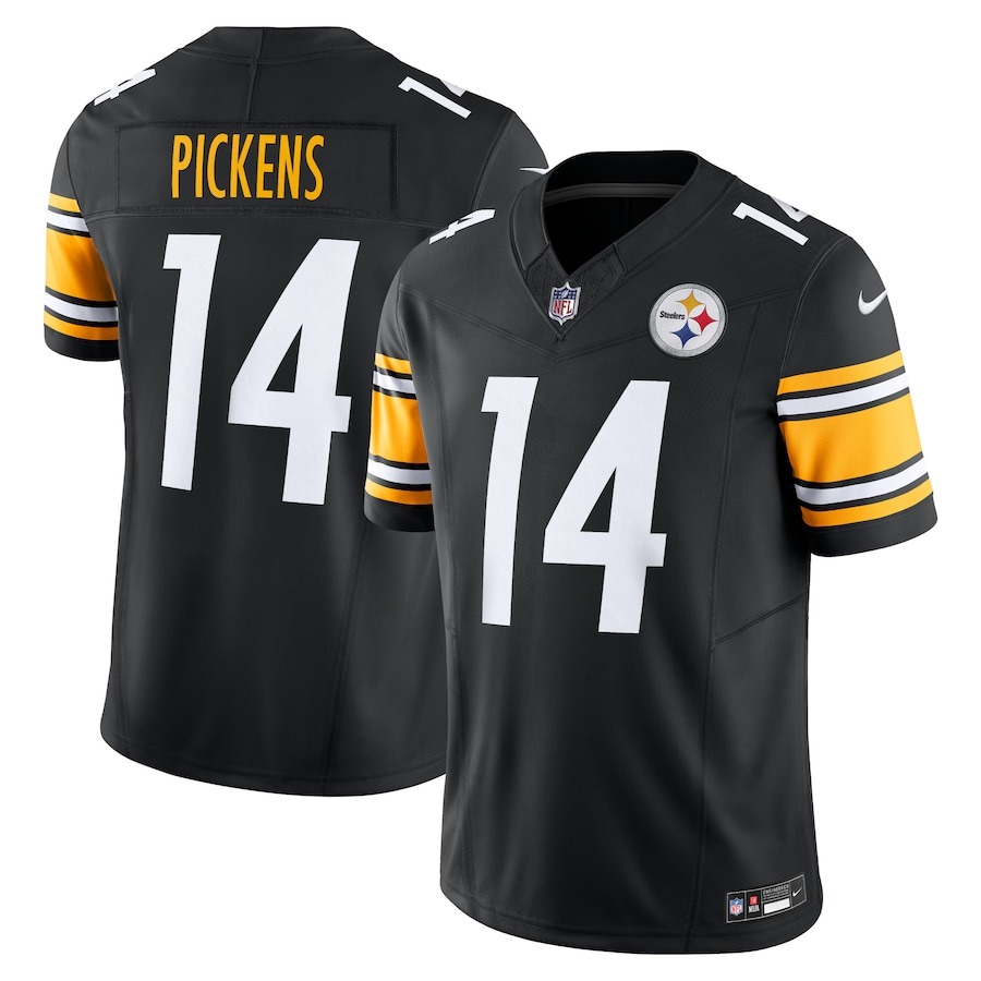 Men's Pittsburgh Steelers George Pickens Nike Black Vapor F.U.S.E. Limited Jersey - Jersey