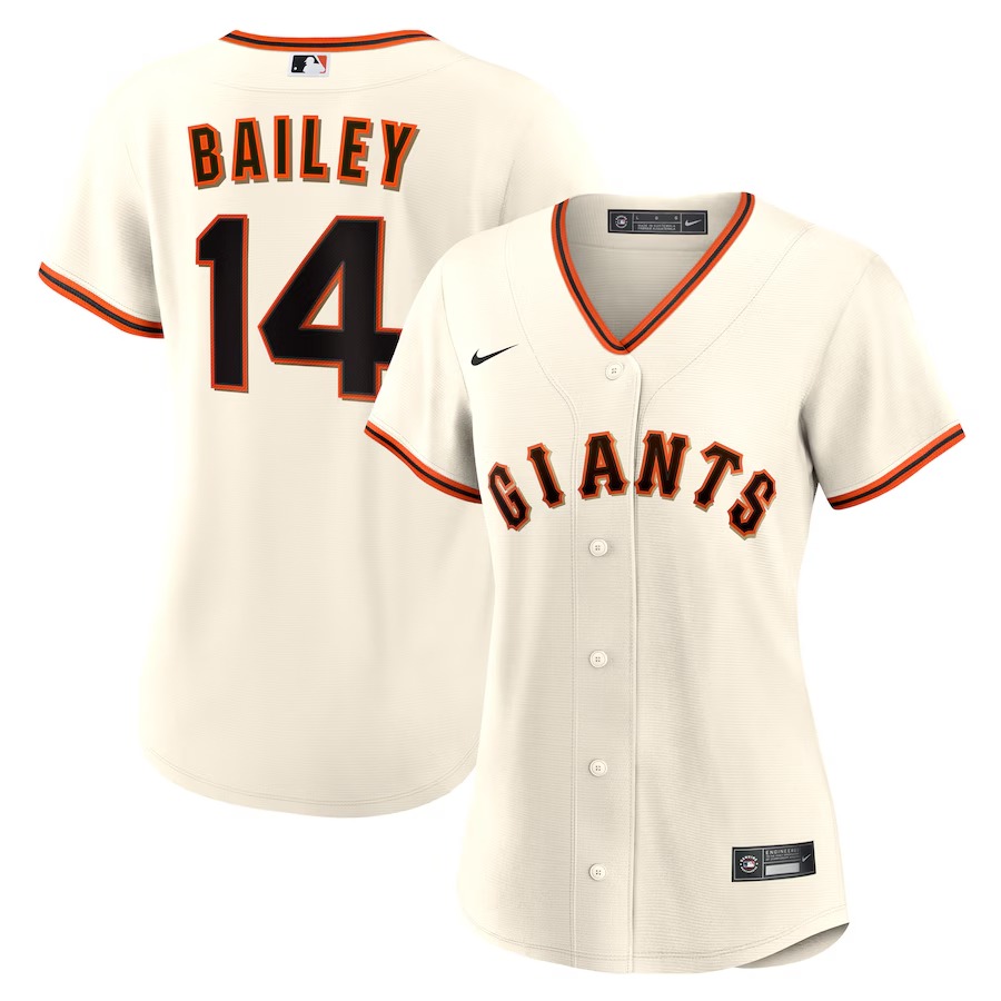 Women's San Francisco Giants Patrick Bailey Nike Cream Home Replica Jersey - Jersey