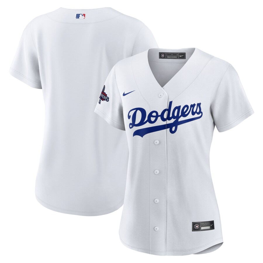 Women's Los Angeles Dodgers Nike White 2024 World Series Champions Home Replica Jersey - Jersey