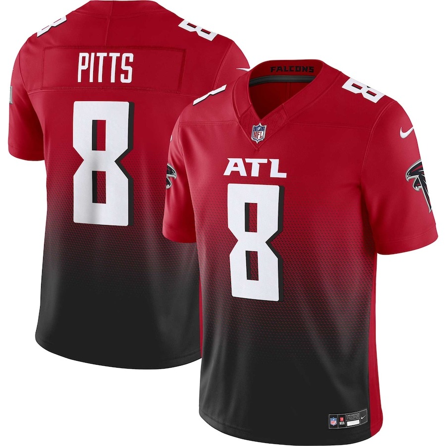 Men's Atlanta Falcons Kyle Pitts Nike Red Vapor F.U.S.E. Limited Jersey - Jersey