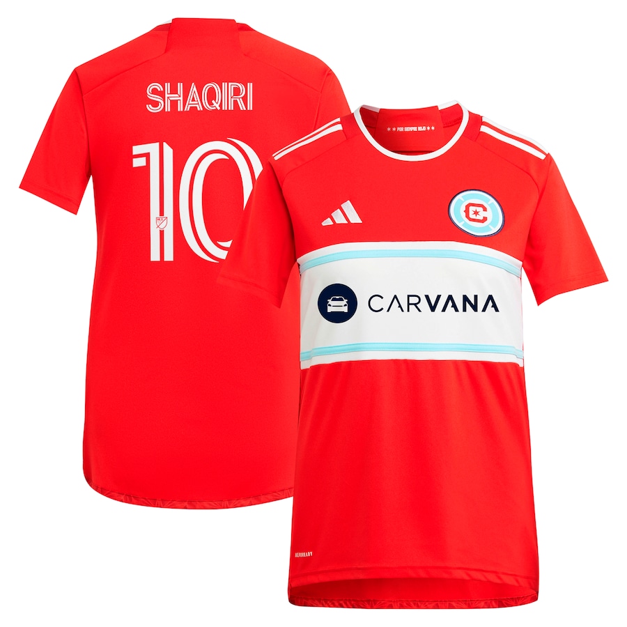 Women's Chicago Fire Xherdan Shaqiri adidas Red 2024 Return To Red Replica Player Jersey - Jersey