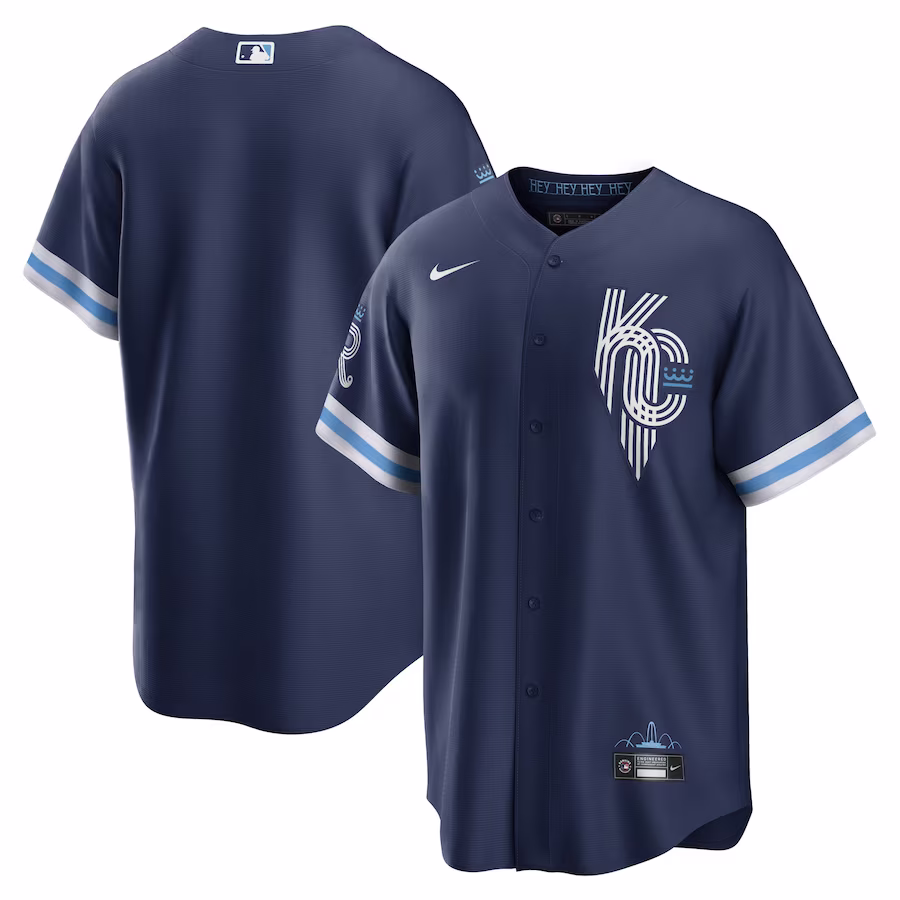 Men's Kansas City Royals Nike Navy City Connect Replica Jersey - Jersey