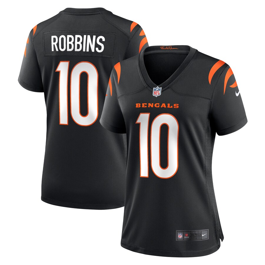 Women's Cincinnati Bengals Brad Robbins Nike  Black Team Game Jersey - Jersey