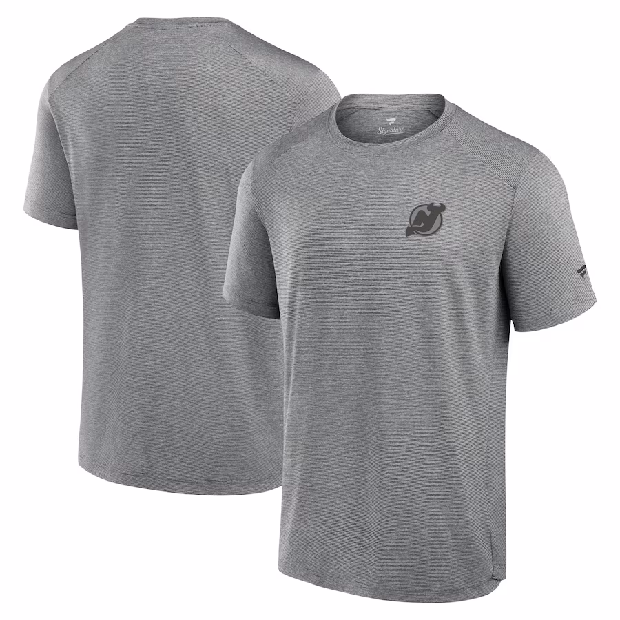 Men's New Jersey Devils Fanatics Black Front Office Tech T-Shirt - Jersey