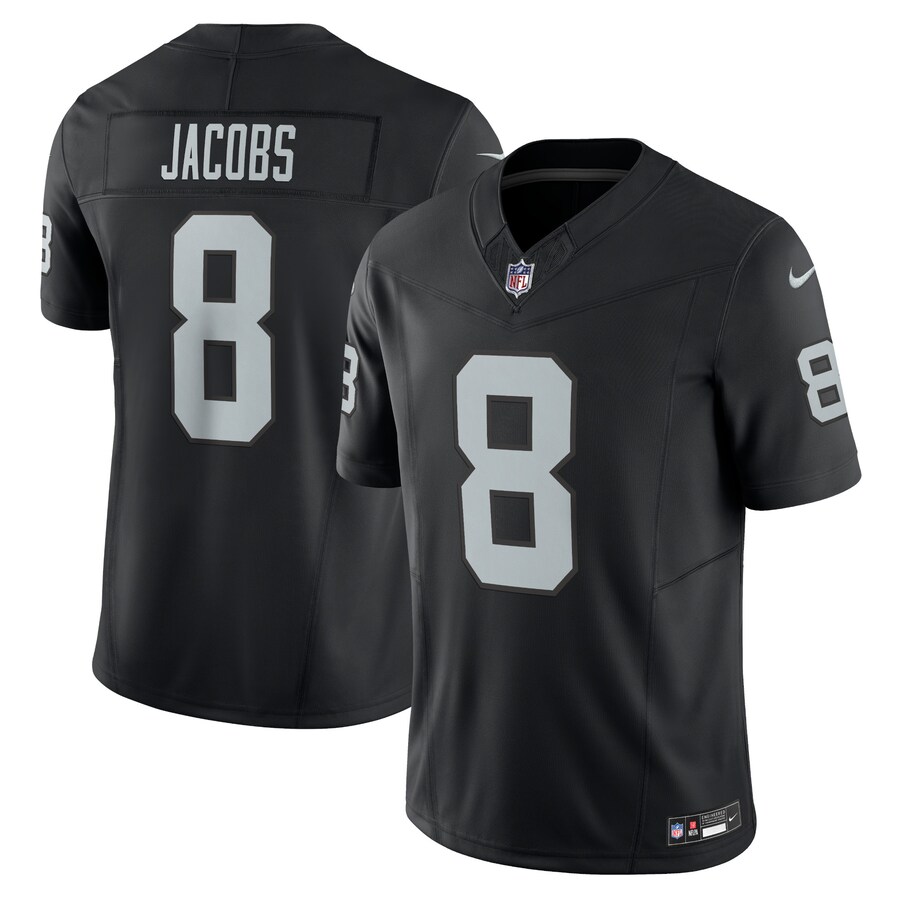 Men's Las Vegas Raiders Josh Jacobs Nike Black Vapor F.U.S.E. Limited Jersey - Jersey