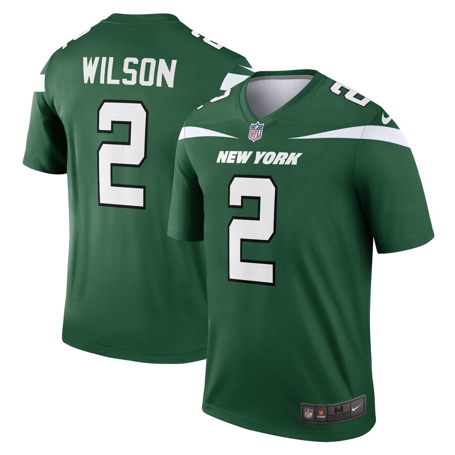 Men's New York Jets Zach Wilson Nike Gotham Green Legend Jersey - Jersey