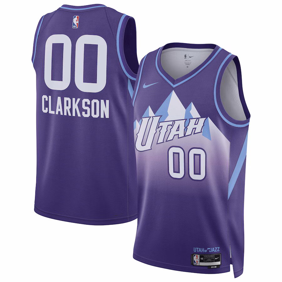 Unisex Utah Jazz Jordan Clarkson Nike Purple 2024/25 Swingman Player Jersey - City Edition - Jersey