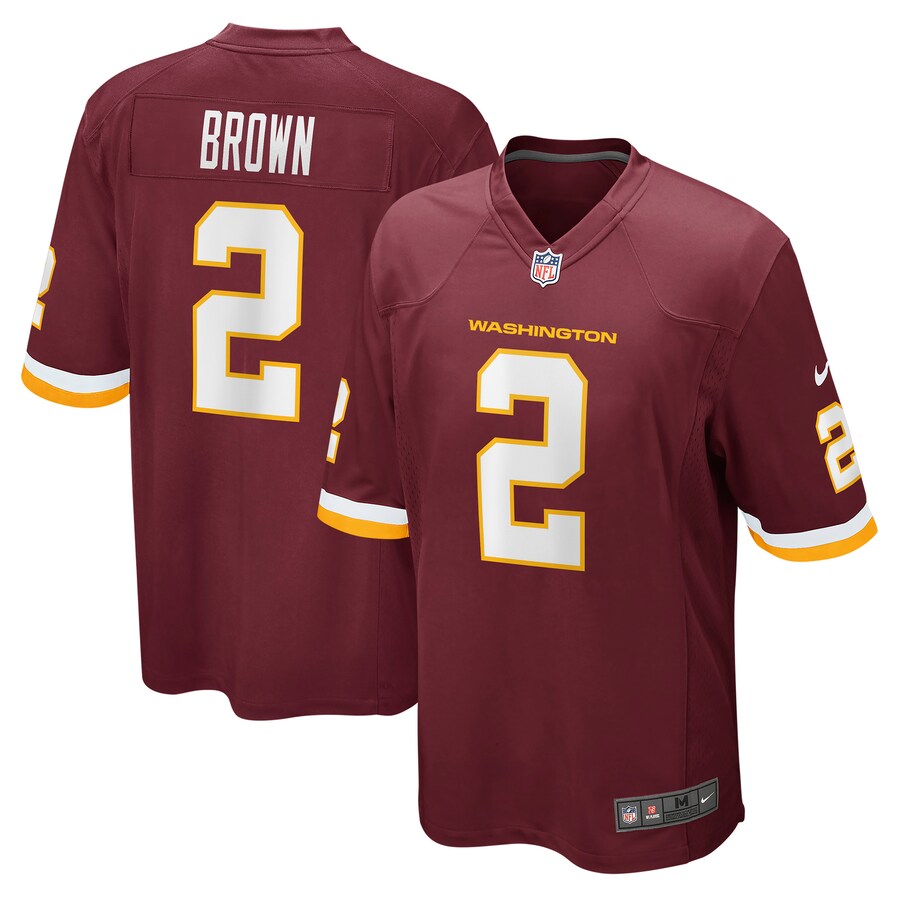 Men's Washington Football Team Dyami Brown Nike Burgundy Game Jersey - Jersey