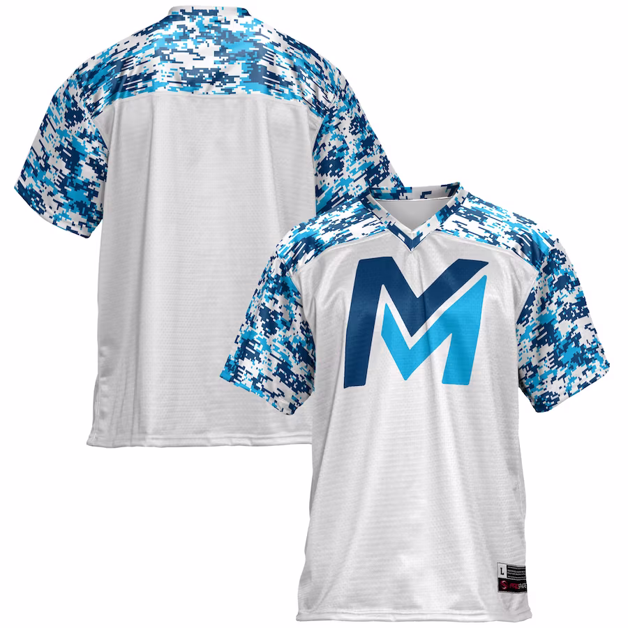 Mid Michigan College GameDay Greats Youth  Football Jersey - White - Jersey
