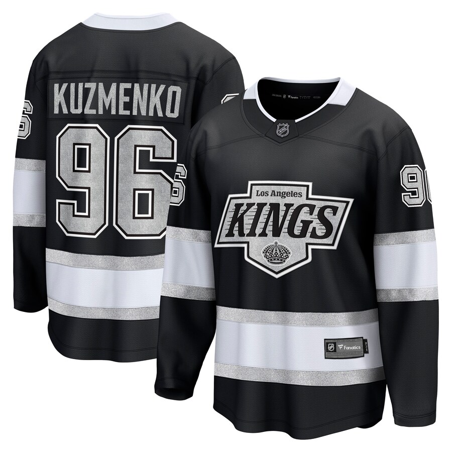 Men's Los Angeles Kings Andrei Kuzmenko Fanatics Black Home Breakaway Jersey - Jersey