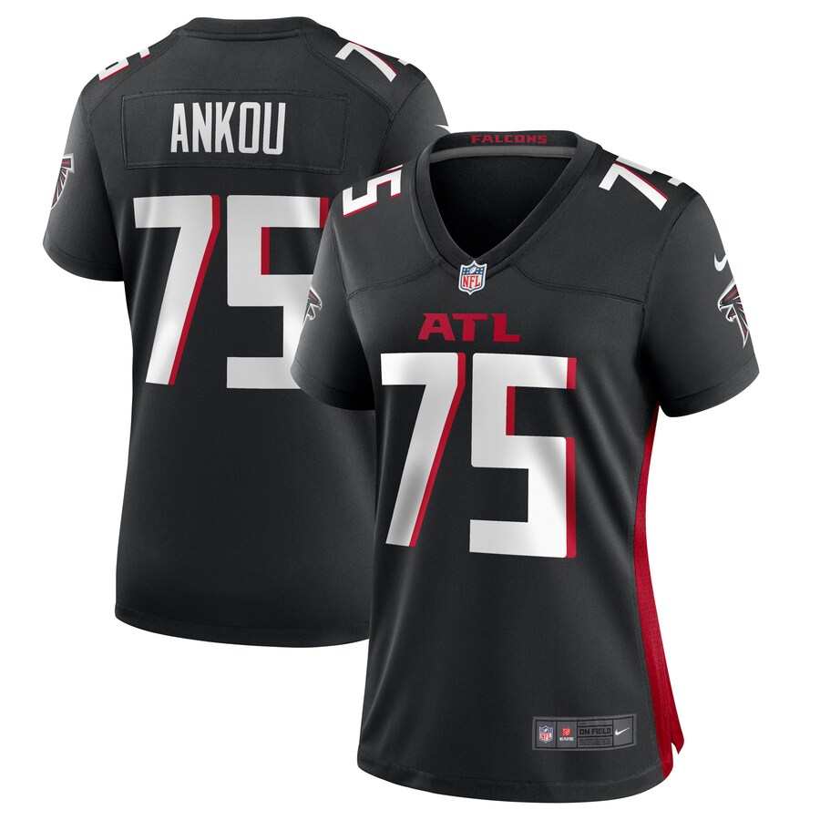Women's Atlanta Falcons Eli Ankou Nike  Black  Game Jersey - Jersey