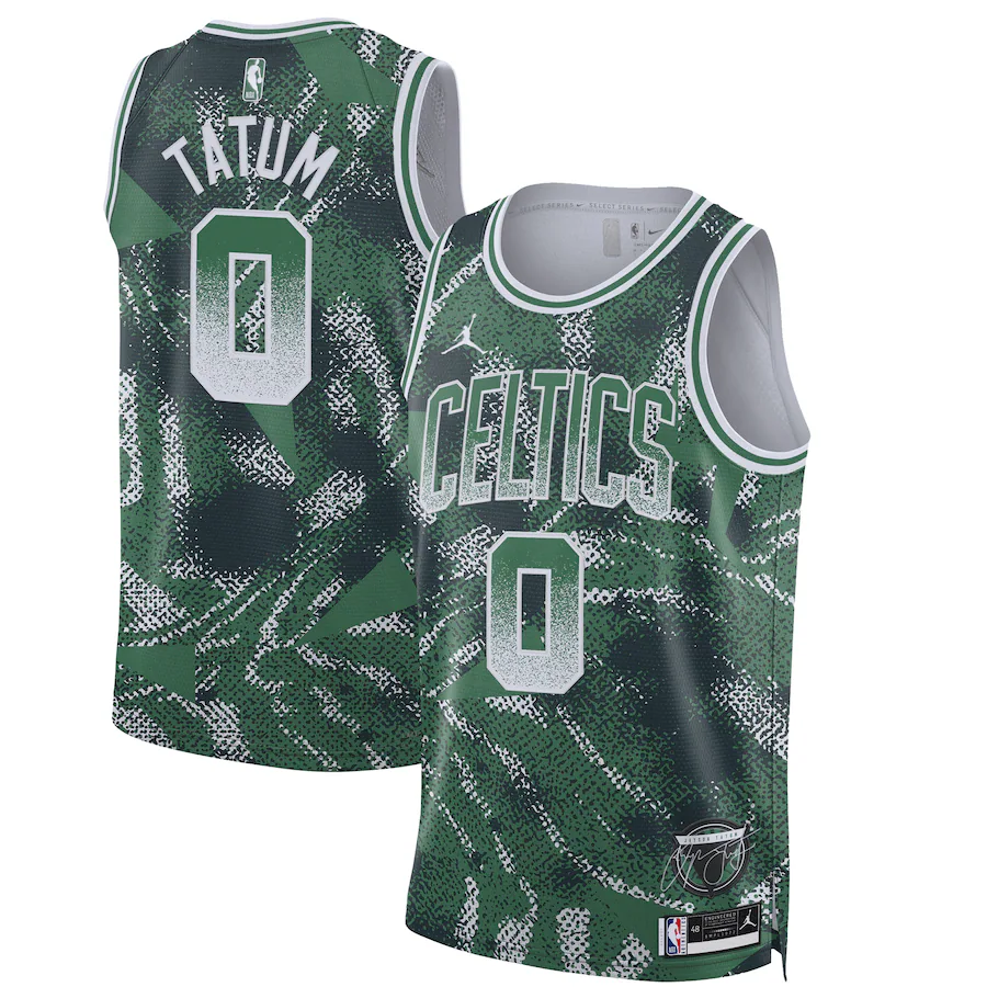 Unisex Boston Celtics Jayson Tatum Nike Green 2025 Select Series Swingman Player Jersey - Jersey