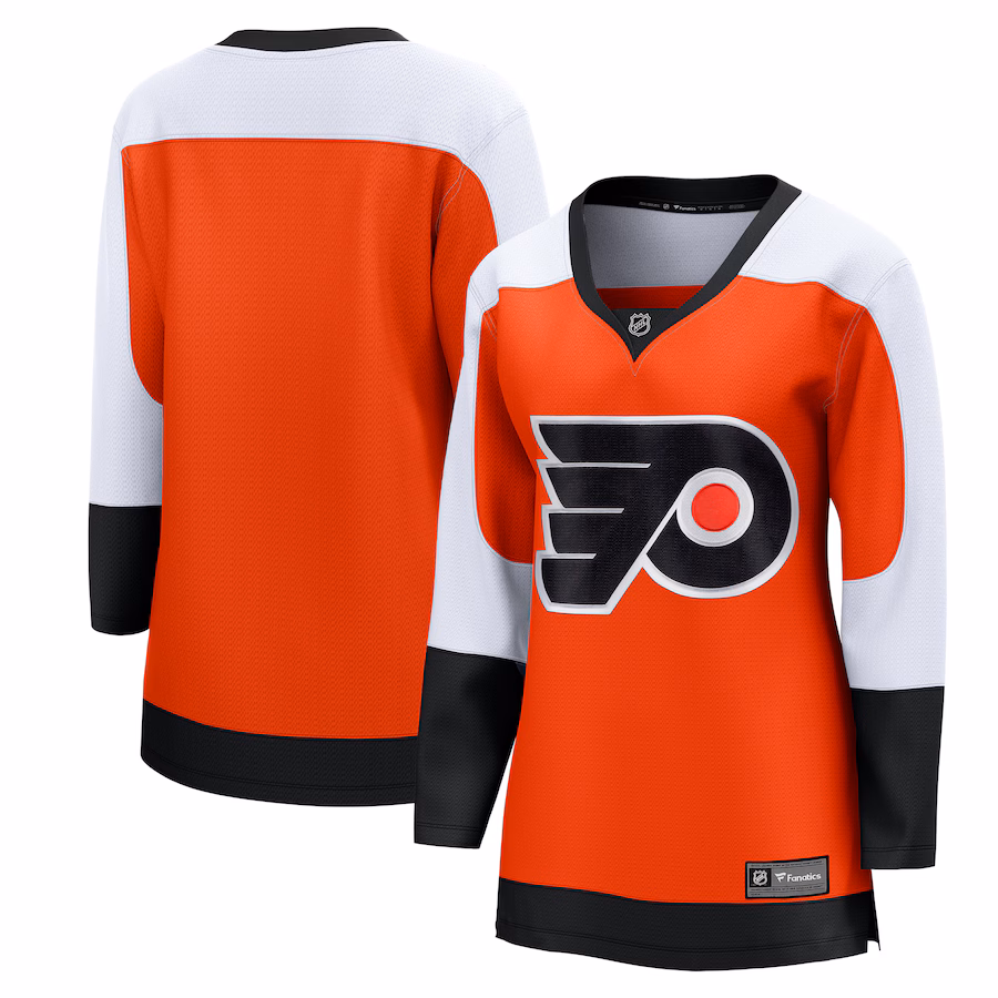 Women's Philadelphia Flyers Fanatics Burnt Orange Home Premier Breakaway Jersey - Jersey
