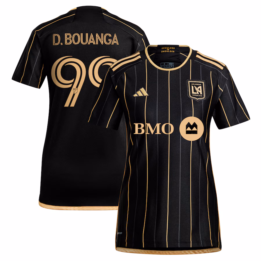 Women's LAFC Denis Bouanga adidas Black 2024 Primary Replica Player Jersey - Jersey