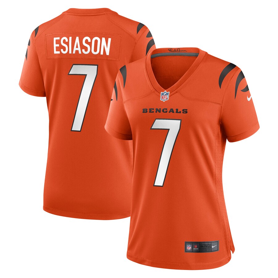 Women's Cincinnati Bengals Boomer Esiason Nike Orange Retired Game Jersey - Jersey