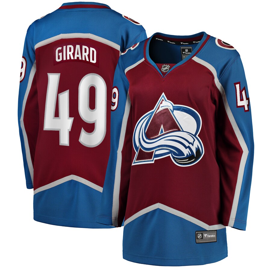 Women's Colorado Avalanche Samuel Girard Fanatics Branded Burgundy Home Breakaway Player Jersey - Jersey
