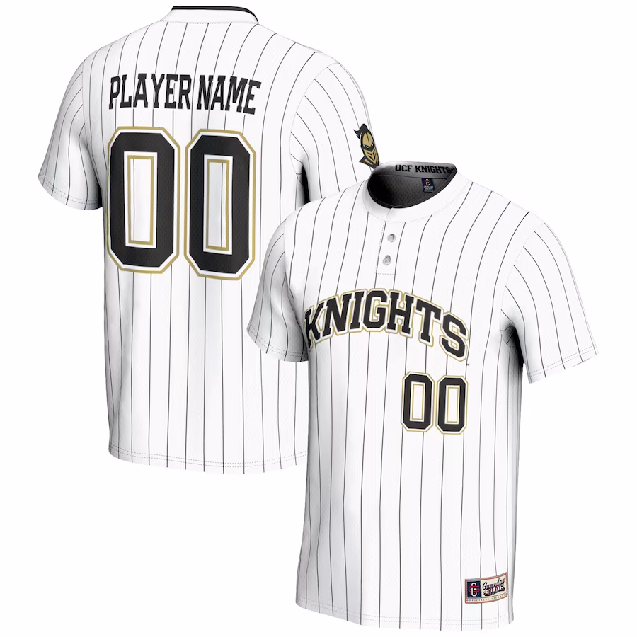 UCF Knights GameDay Greats Youth NIL Pick-A-Player Lightweight Softball Jersey - White - Jersey