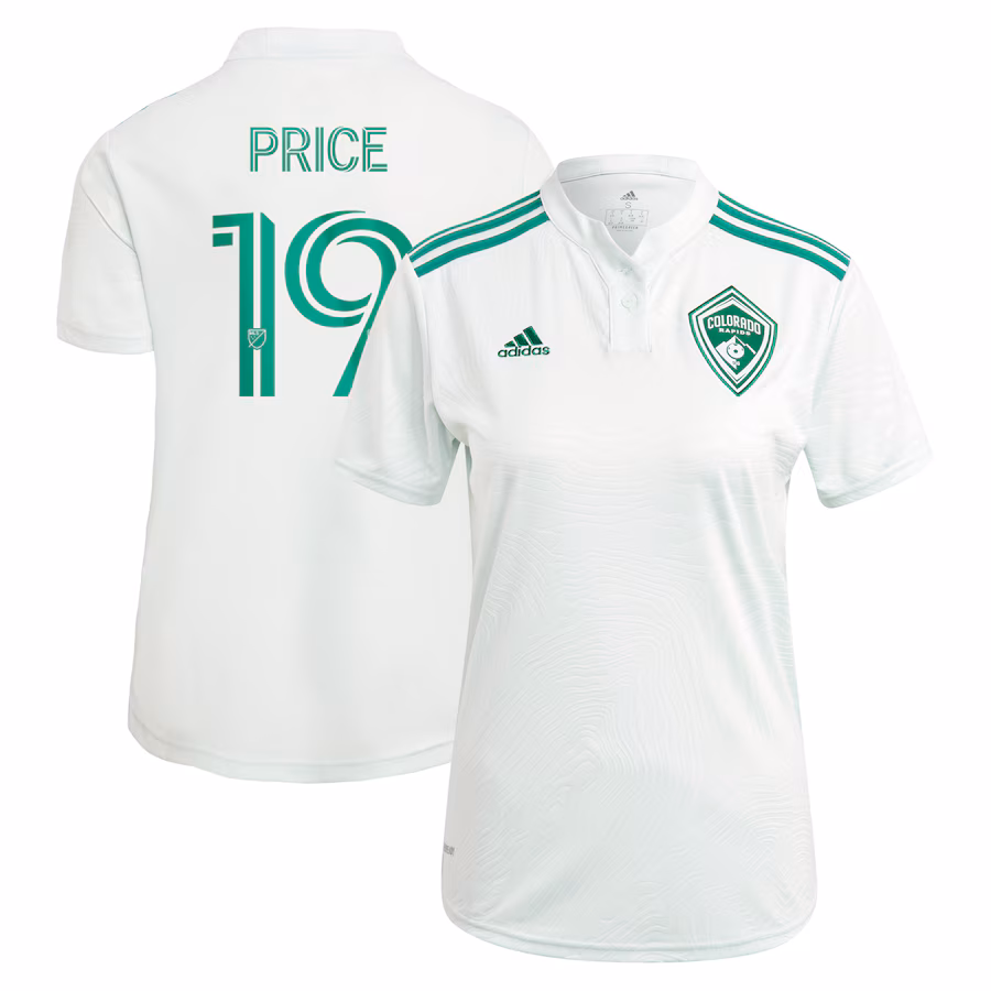 Women's Colorado Rapids Jack Price adidas Green 2021 Class Five Replica Player Jersey - Jersey