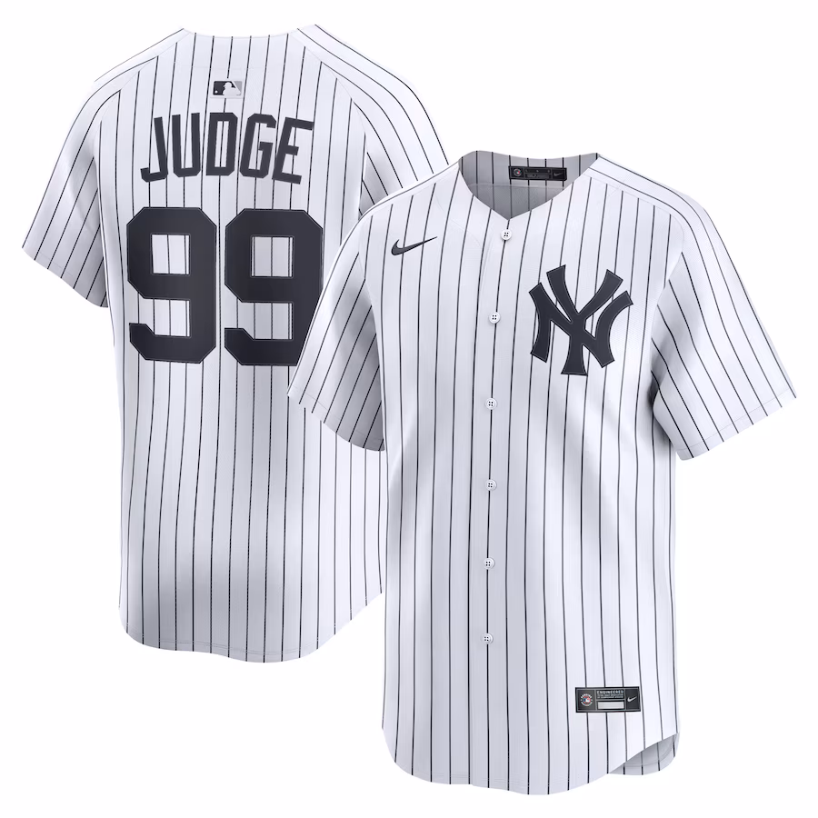 Men's New York Yankees Aaron Judge Nike White Alternate Limited Player Jersey - Jersey