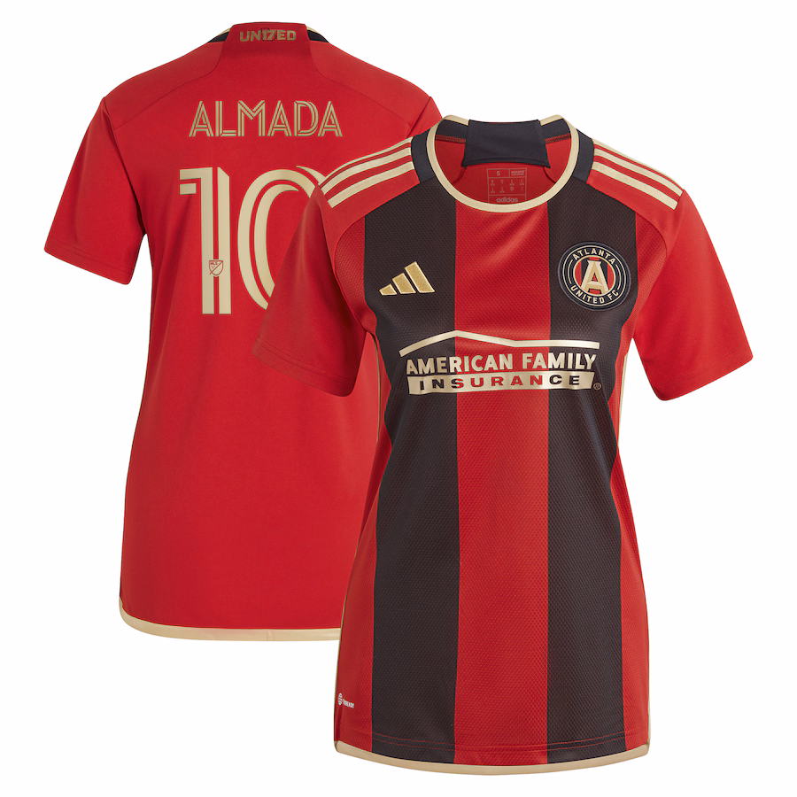 Women's Atlanta United FC Thiago Almada adidas Black 2023 The 17s' Kit Replica Jersey - Jersey