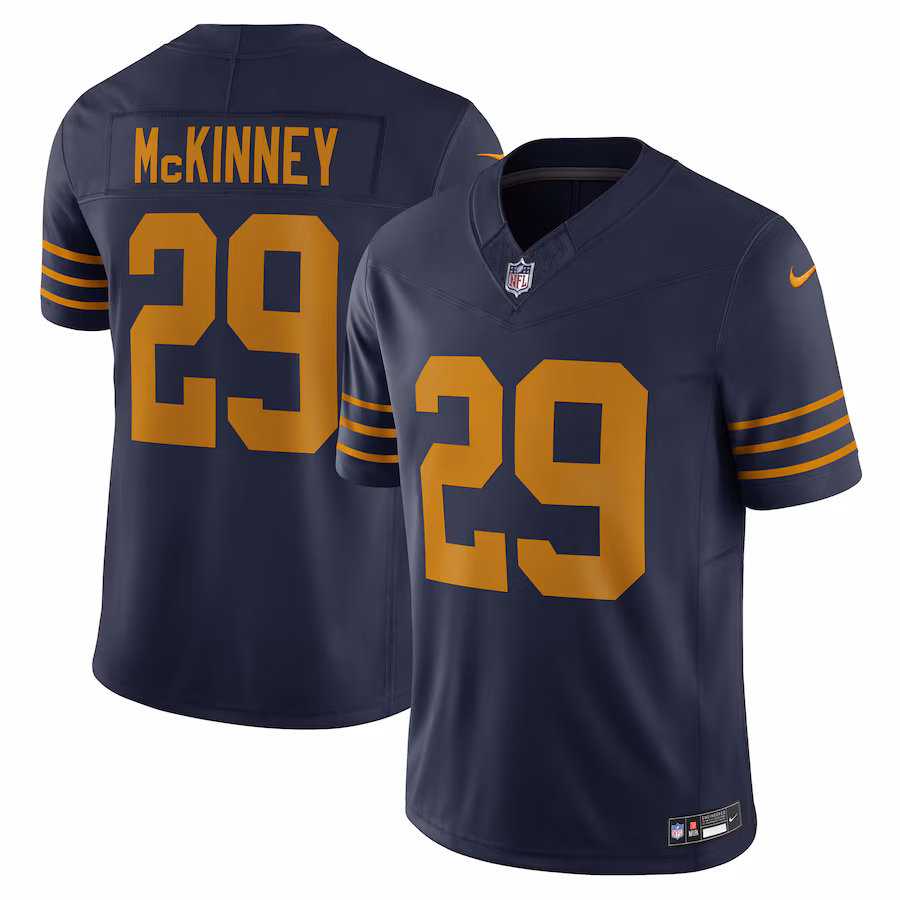 Men's Green Bay Packers Xavier McKinney Nike Navy The 1923 Classic Vapor F.U.S.E. Limited Jersey - Jersey
