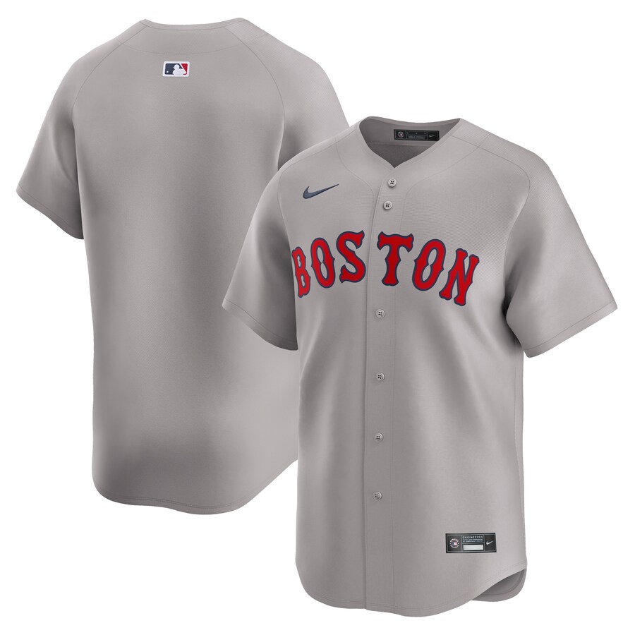 Men's Boston Red Sox  Nike Gray Away Limited Jersey - Jersey