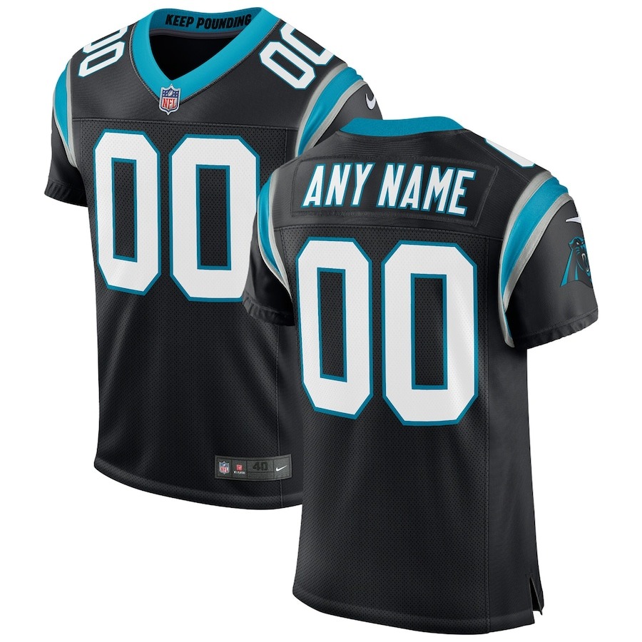 Men's Carolina Panthers Nike Black Classic Custom Elite Jersey - Jersey