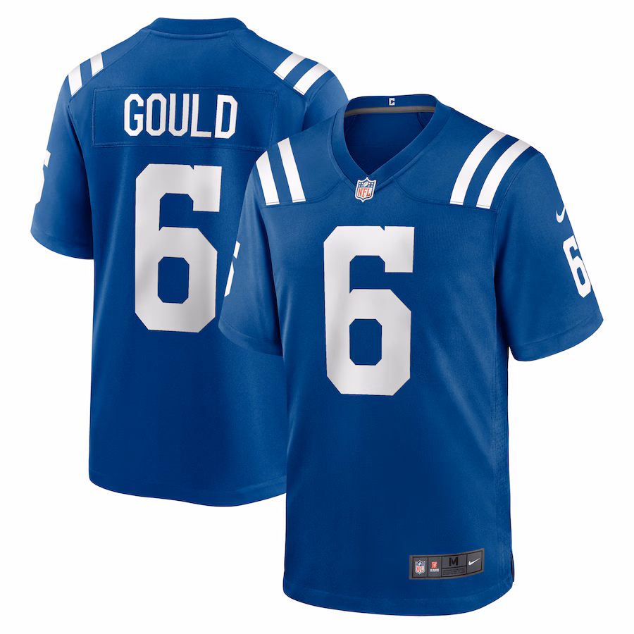 Men's Indianapolis Colts Anthony Gould Nike  Royal Game Jersey - Jersey