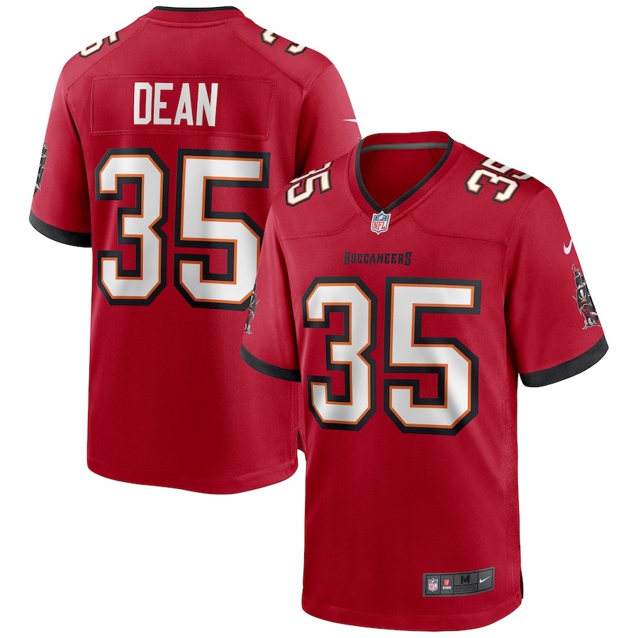 Men's Tampa Bay Buccaneers Jamel Dean Nike Red Game Jersey - Jersey