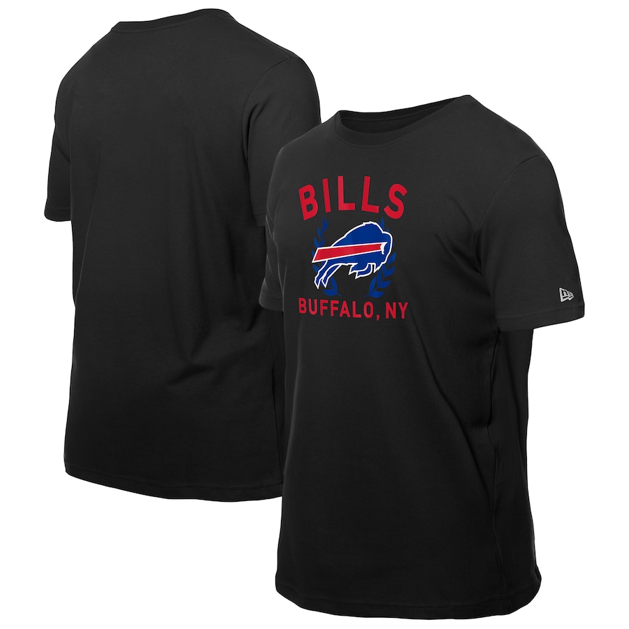 Men's Buffalo Bills New Era Black 2025 NFL Draft T-Shirt - Jersey