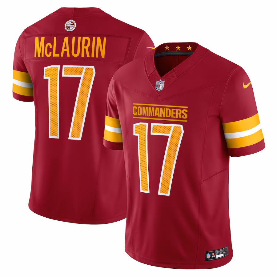 Men's Washington Commanders Terry McLaurin Nike Burgundy Vapor F.U.S.E. Limited Jersey - Jersey