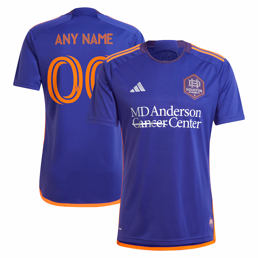 Men's Houston Dynamo FC  adidas Purple 2024 Still Holdin' Replica Custom Jersey - Jersey