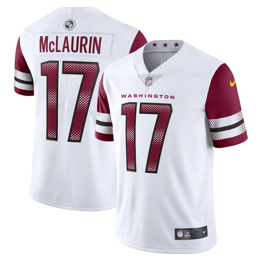 Men's Washington Commanders Terry McLaurin Nike White Vapor Limited Jersey - Jersey