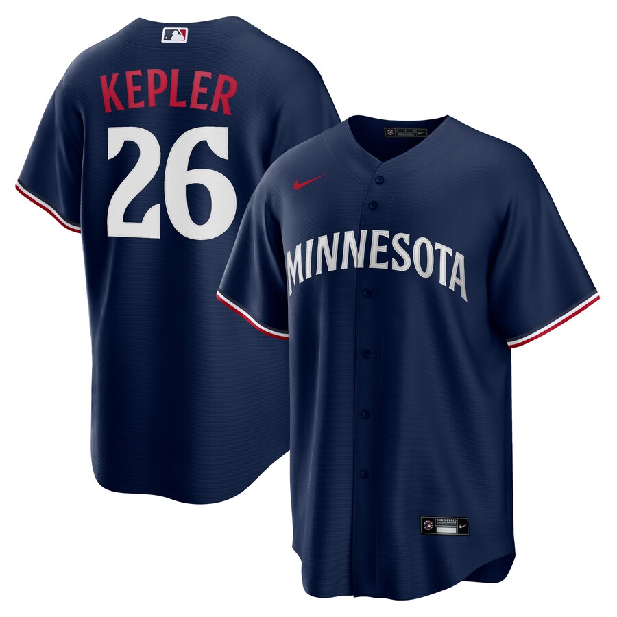 Men's Minnesota Twins Max Kepler Nike Navy Alternate Replica Jersey - Jersey