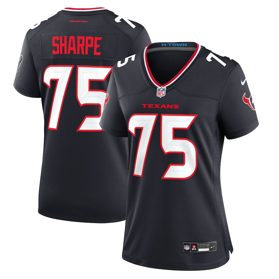 Women's Houston Texans David Sharpe Nike  Navy Team Game Jersey - Jersey