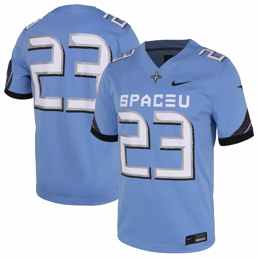 #23 UCF Knights Nike 2023 Space Game Football Jersey - Light Blue - Jersey