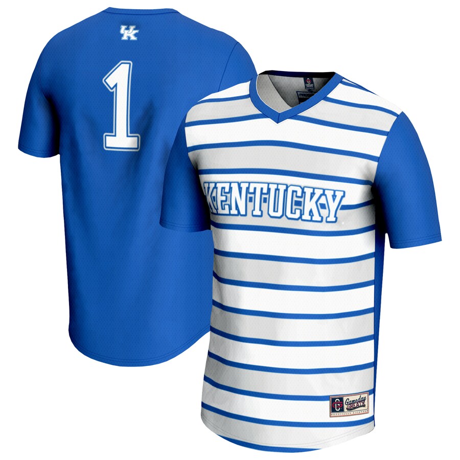 Unisex GameDay Greats #1 Royal Kentucky Wildcats Lightweight Soccer Fashion Jersey - Jersey