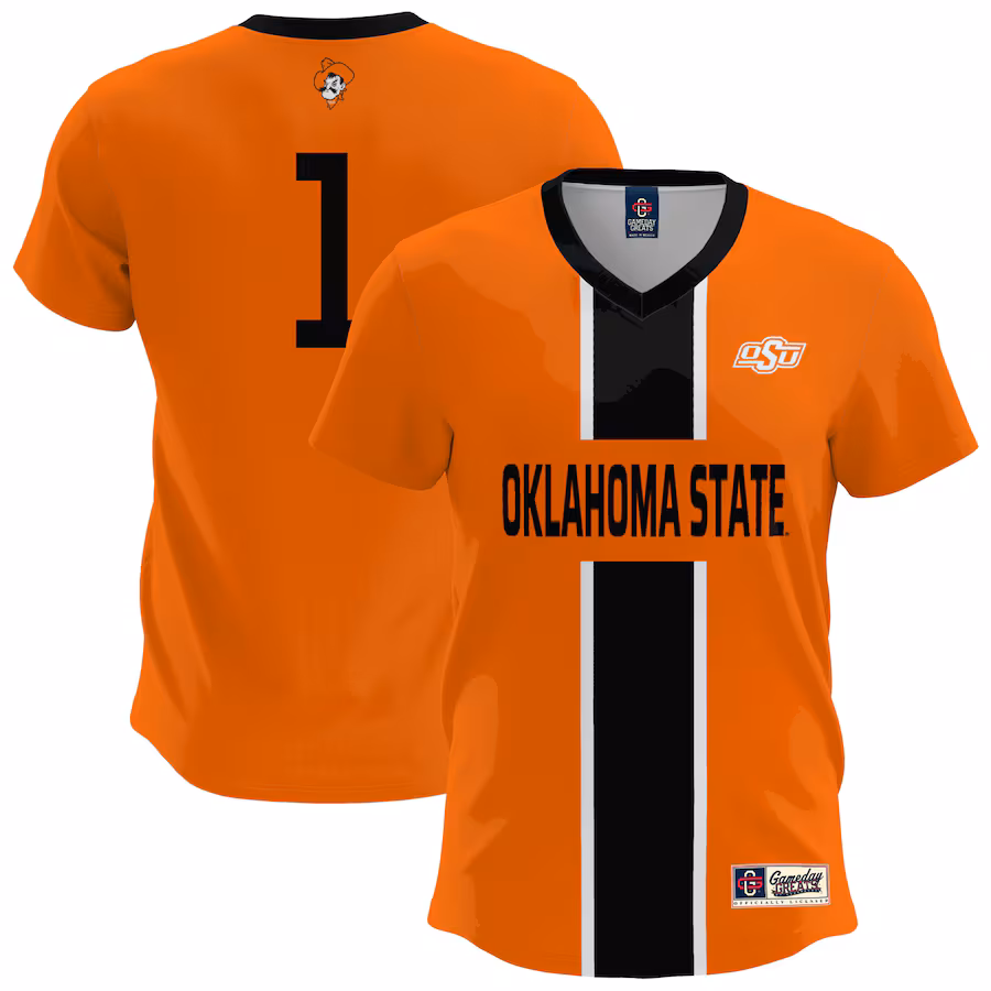 Men's GameDay Greats  Orange Oklahoma State Cowboys Lightweight Soccer Fashion Jersey - Jersey