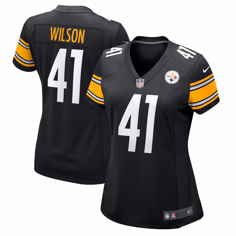 Women's Pittsburgh Steelers Payton Wilson Nike Black Game Jersey - Jersey