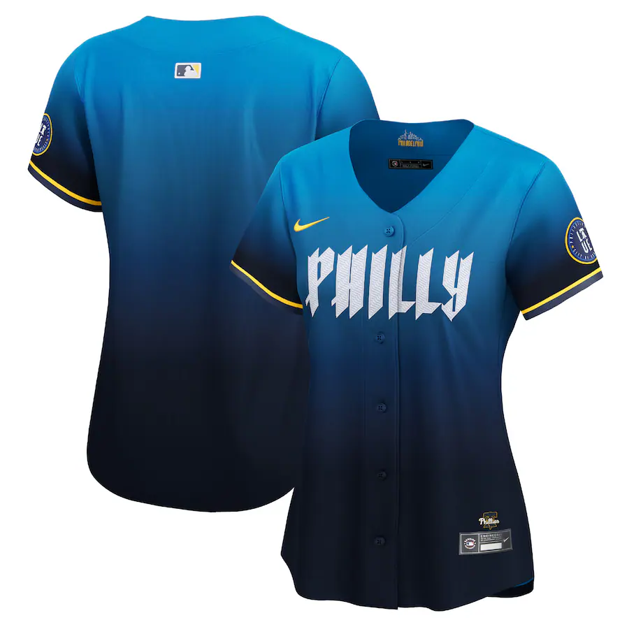 Women's Philadelphia Phillies  Nike Blue 2024 City Connect Limited Jersey - Jersey