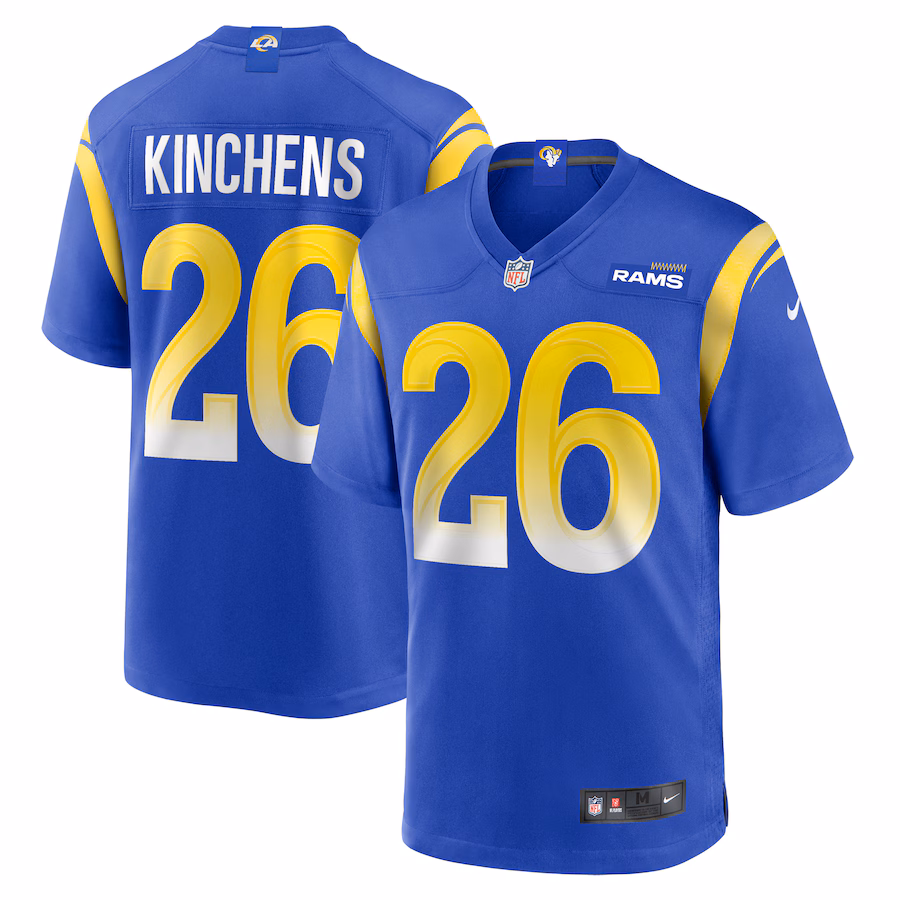 Men's Los Angeles Rams Kamren Kinchens Nike  Royal Team Game Jersey - Jersey