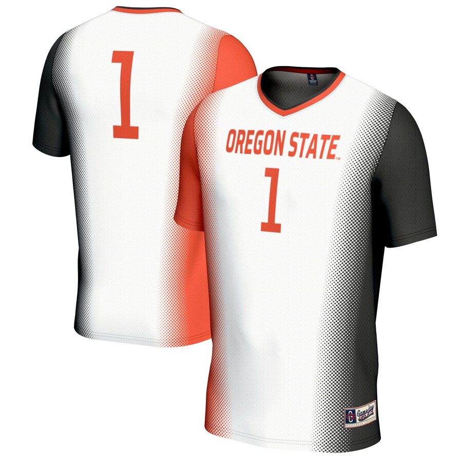 Unisex GameDay Greats #1 White Oregon State Beavers Women's Soccer Fashion Jersey - Jersey