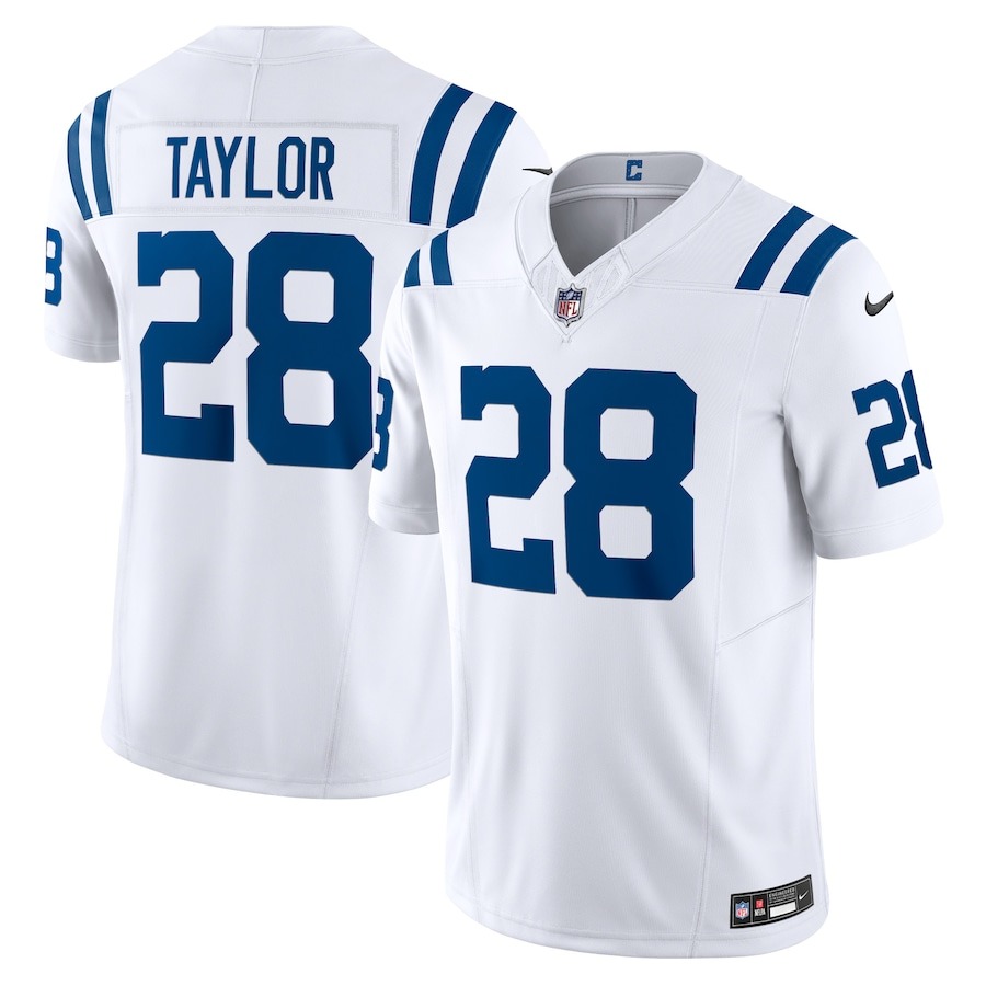 Men's Indianapolis Colts Jonathan Taylor Nike White Vapor F.U.S.E. Limited Jersey - Jersey